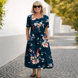 Roxana |  Rochie Midi cu Imprimeu Floral