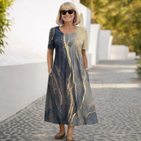 Roxana |  Rochie Midi cu Imprimeu Floral