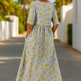 Eliza | Rochie Midi Lejeră — Eleganță fără efort, confort în fiecare zi